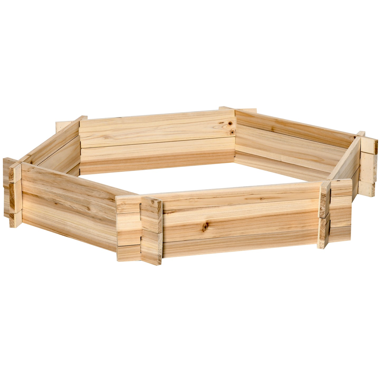 Screwless Hexagon Garden Bed – DIY Planter Box